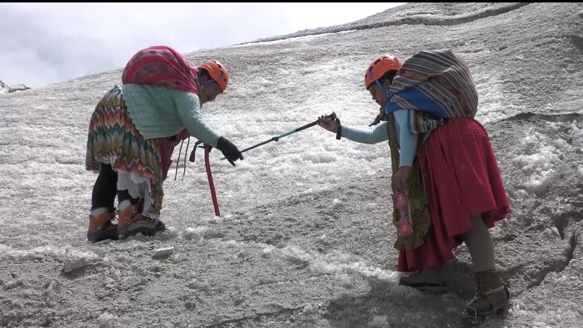 Bolivia's Indigenous women climbers fear for their future as the Andean